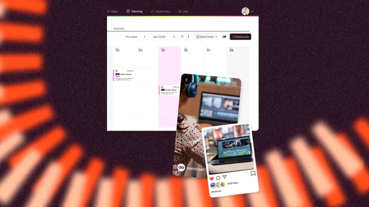 schedule instagram videos via metricool