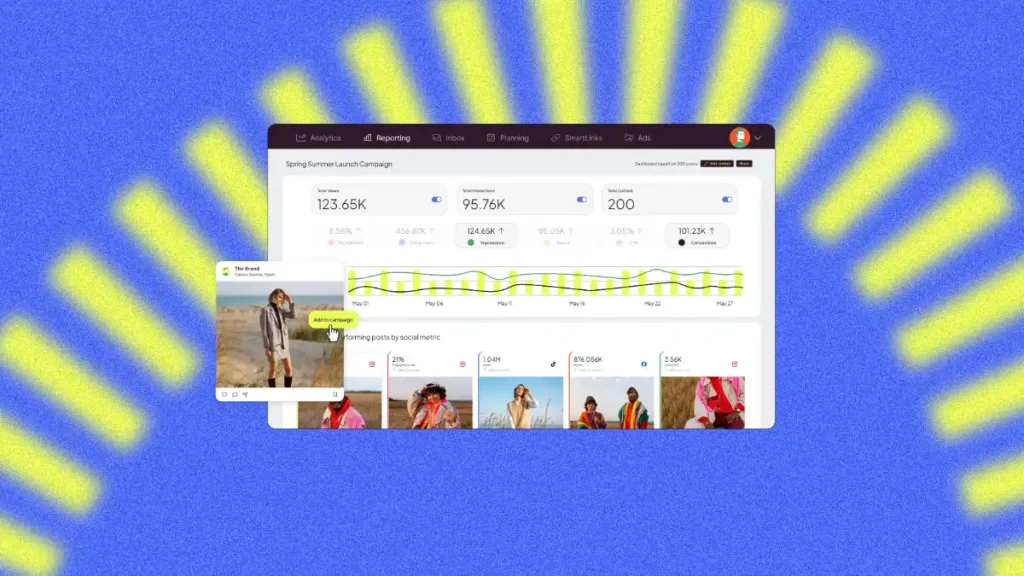 campaign dashboard metricool