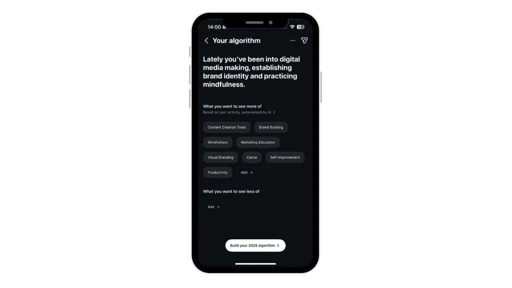 instagram your algorithm