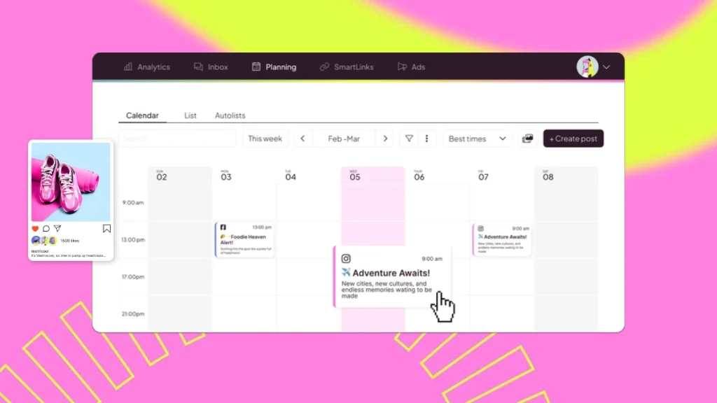 programar instagram metricool